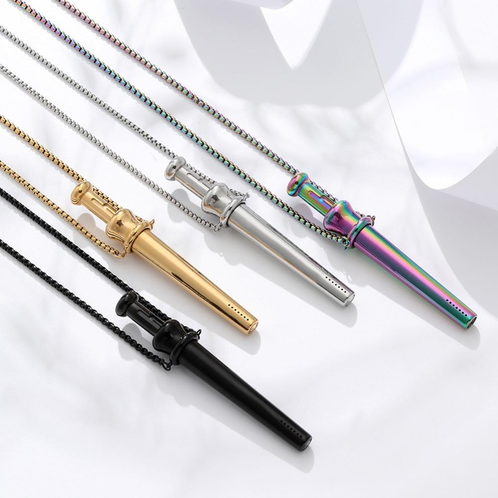 Vaping Goods - Kalung Pernapasan Anti-Kecemasan Besar dari Baja