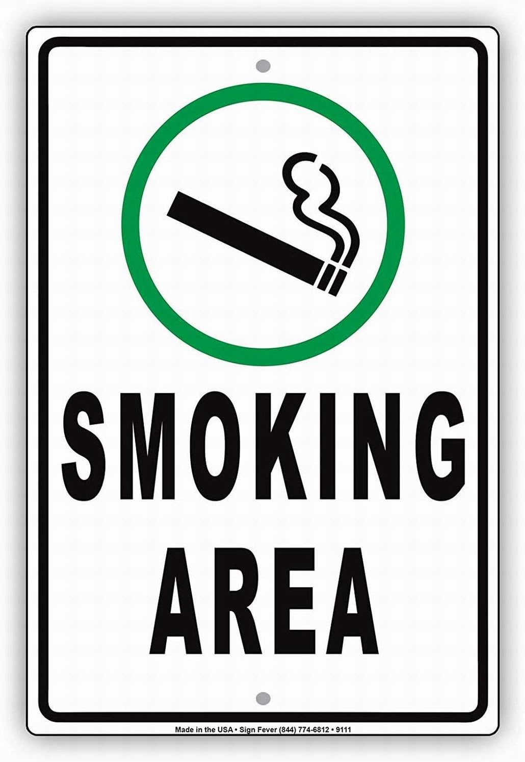 Vaping Store - Rambu Keselamatan Merokok dan Vaping Diperbolehkan