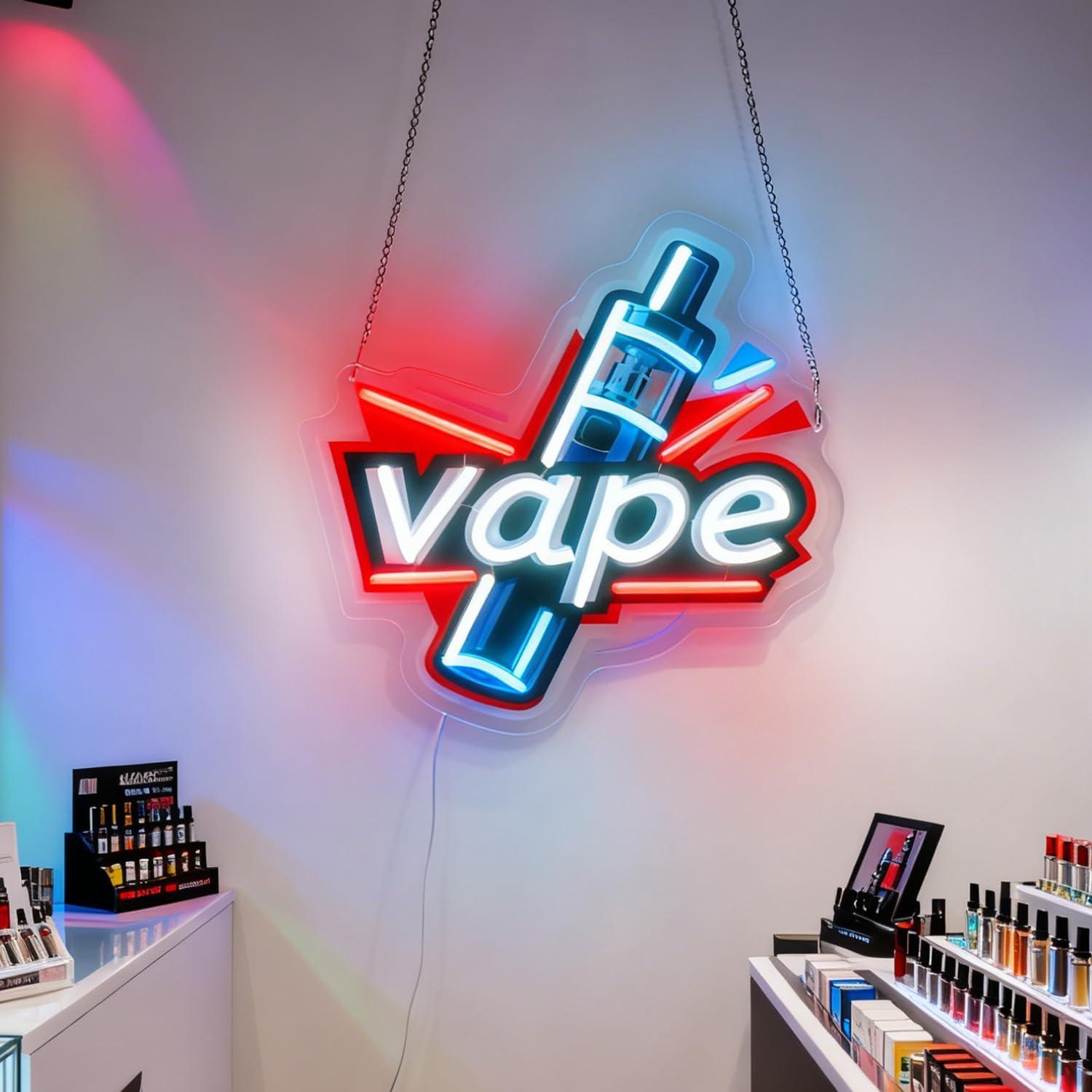 Vaping Store - Lampu Neon LED USB Vape yang