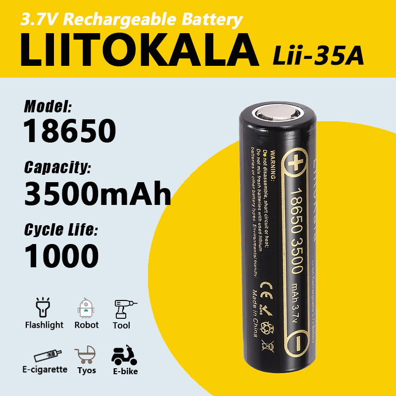 2-10 Buah LiitoKala Lii-35A 18 - Vape Battery 18650 ulasan dan harga