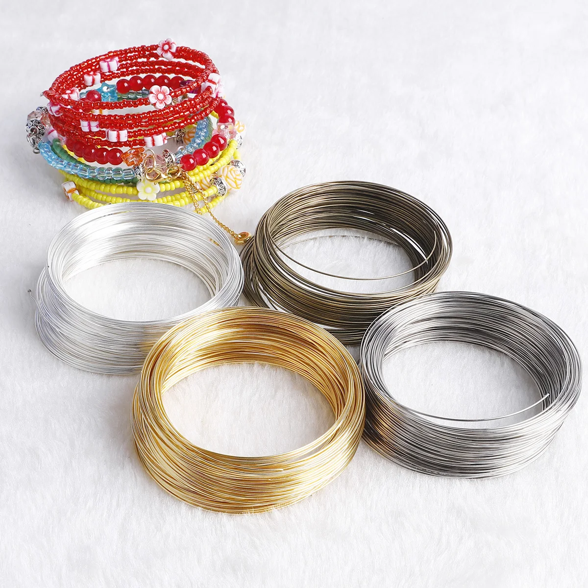 100Loop 0.6Mm Kawat Memori Gel - Coil Building Kit ulasan dan harga