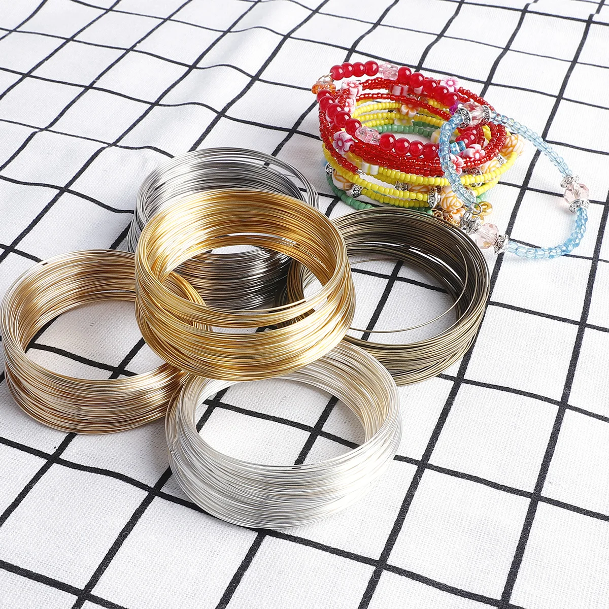 100Loop 0.6Mm Kawat Memori Gel - Coil Building Kit ulasan dan harga