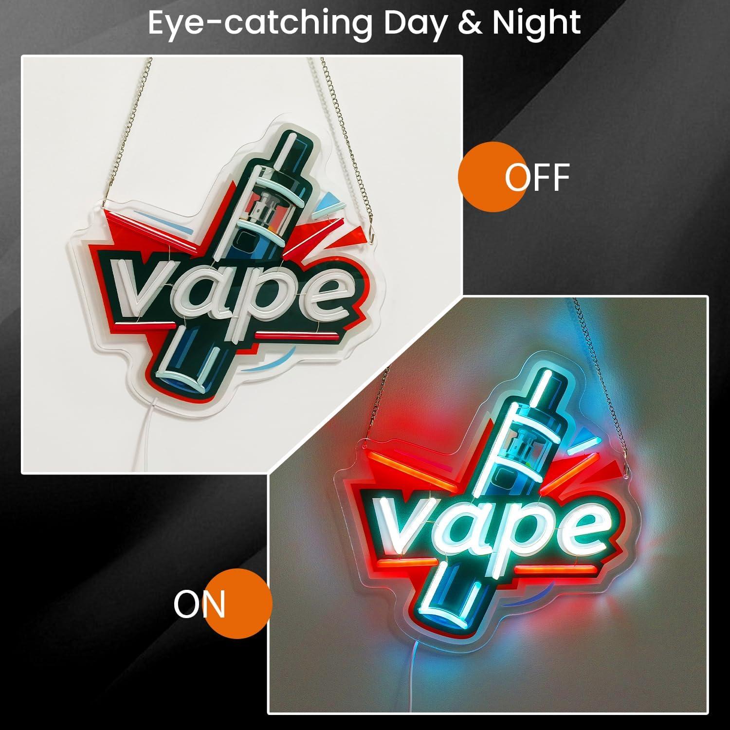 Lampu Neon LED USB Vape yang D - Vaping Store ulasan dan harga
