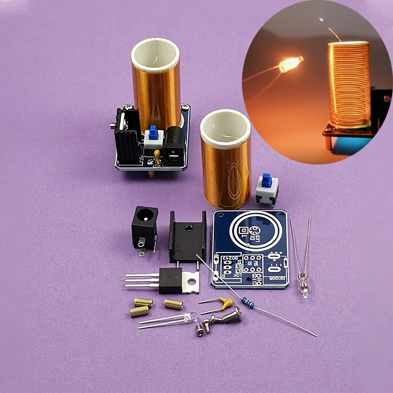 Kit Mini Tesla Coil BD243 Proy - Coil Building Kit ulasan dan harga