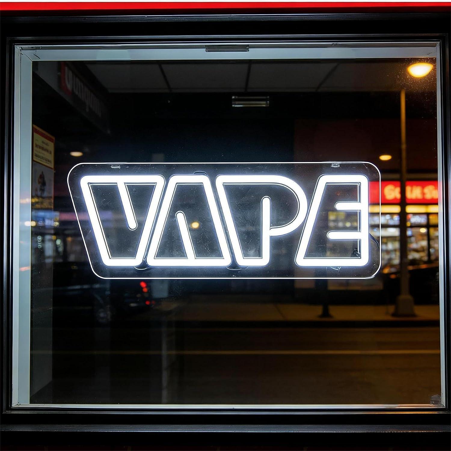 Lampu LED Neon Sign VAPE USB D - Vaping Store ulasan dan harga