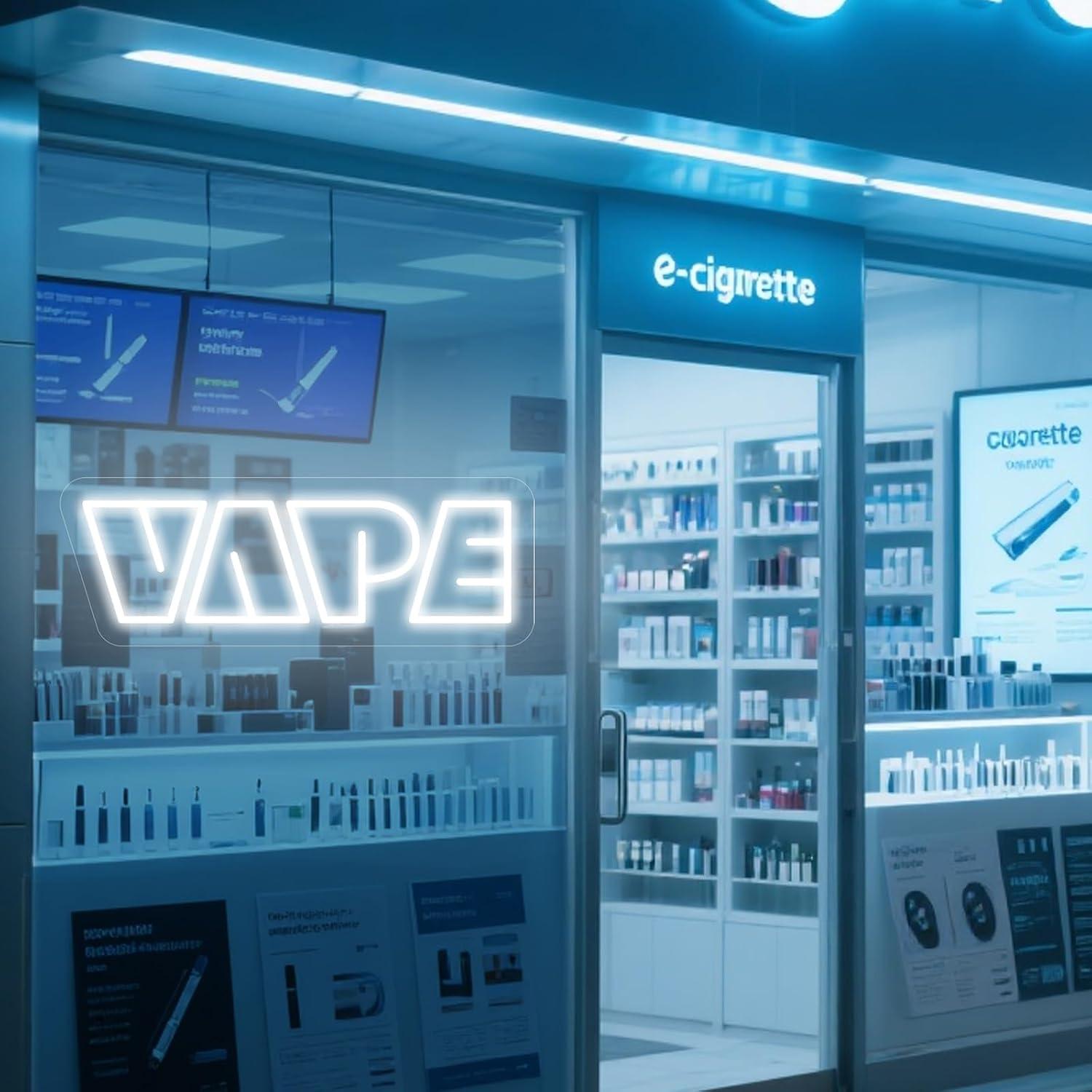 Lampu LED Neon Sign VAPE USB D - Vaping Store ulasan dan harga