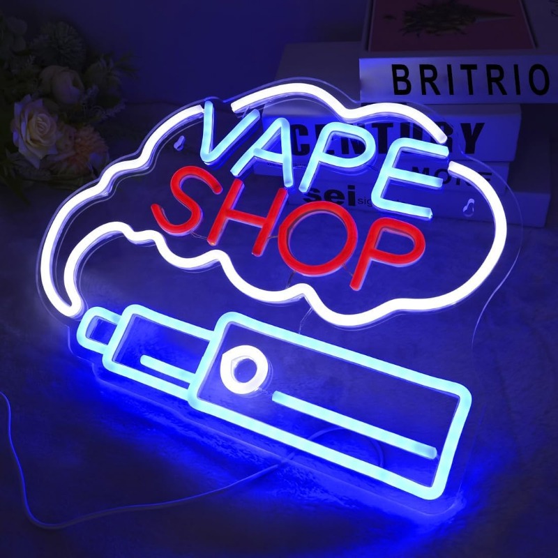 Tanda Neon LED VAPE SHOP Asap  - Vaping Store ulasan dan harga