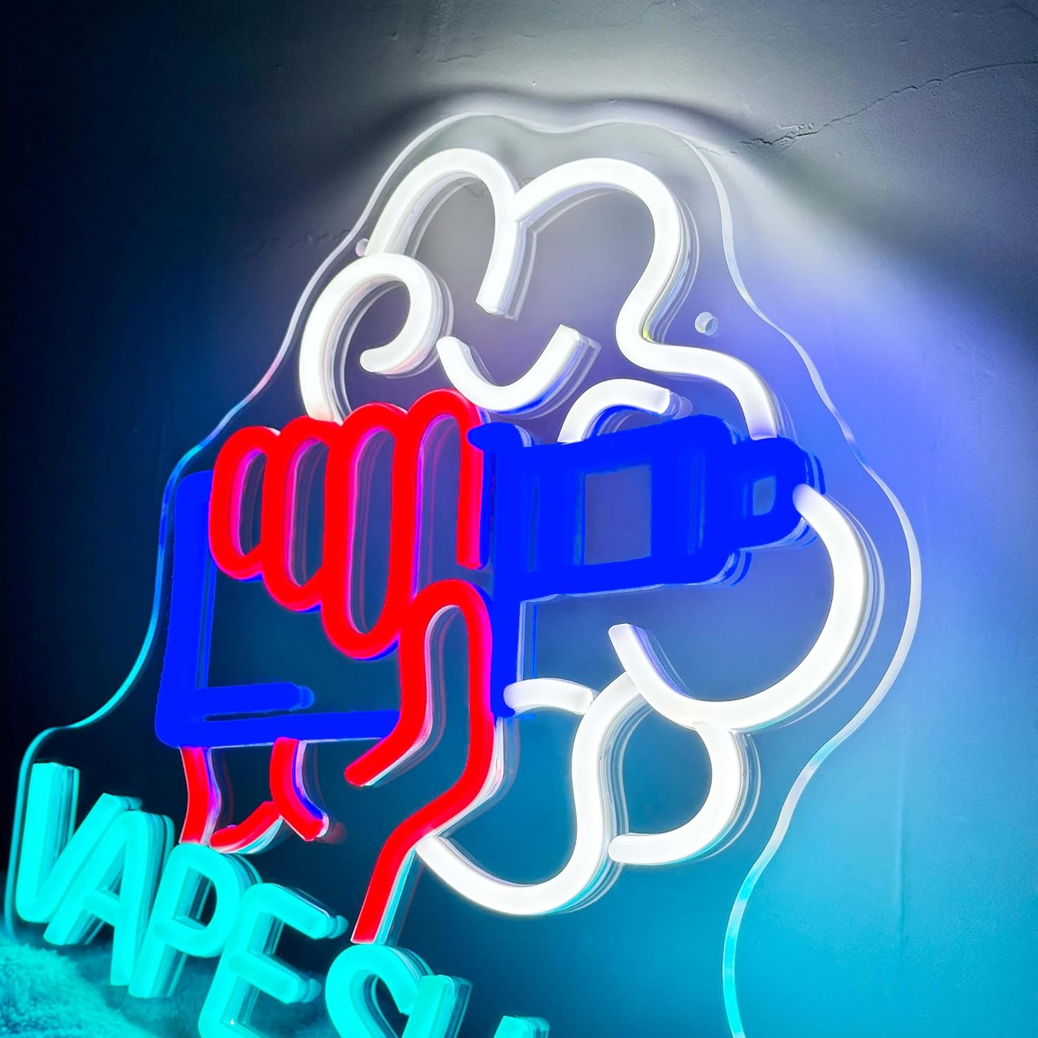 Vape Shop lampu Neon LED, tand - Vaping Store ulasan dan harga