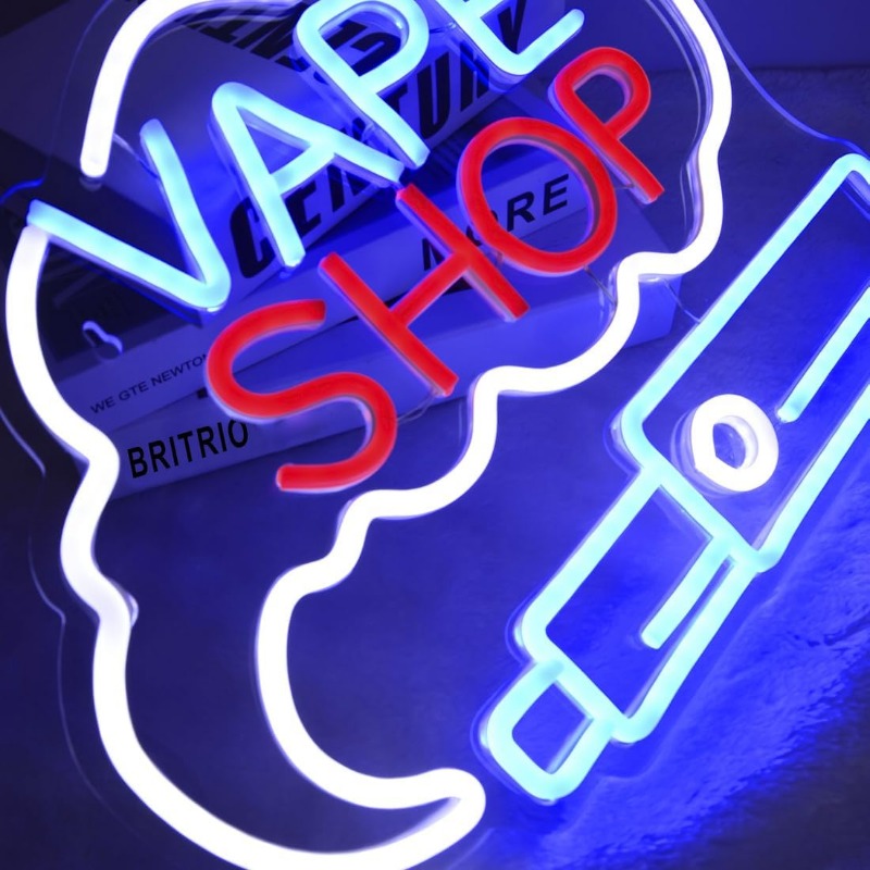 LED VAPE SHOP Tanda Neon Asap  - Vaping Store ulasan dan harga
